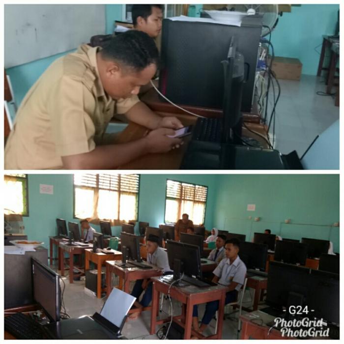 PROKTOR DAN TEKNISI UNBK MTsN 3 TEBO SIAP KAWAL UNBK