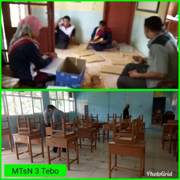 PANITIA UJIAN SEMESTER GENAP MTsN 3 TEBO SIAP SUKSESKAN PELAKSANAAN UJIAN