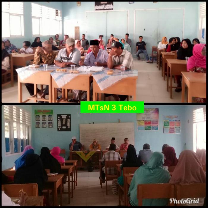 TINGKATKAN SINERGITAS MTsN 3 TEBO GELAR SOSIALISASI VISI MISI DAN TATA TERTIB MADRASAH